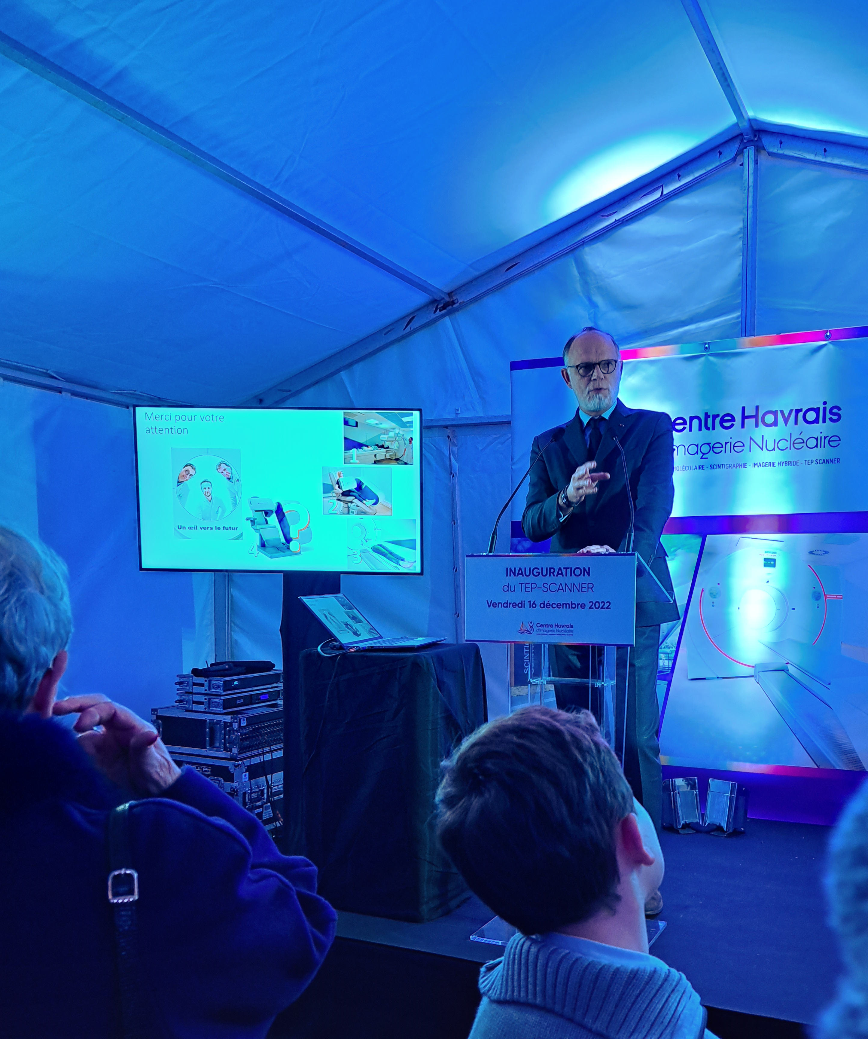Inauguration du TEP-Scanner du CHIN