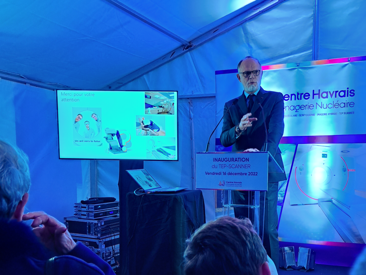 Inauguration du TEP-Scanner du CHIN